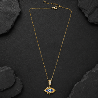 Evil Eye Protection Pendant Necklace for Women