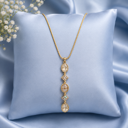 Aurora Luxe Crystal Drop Necklace