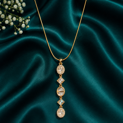 Aurora Luxe Crystal Drop Necklace