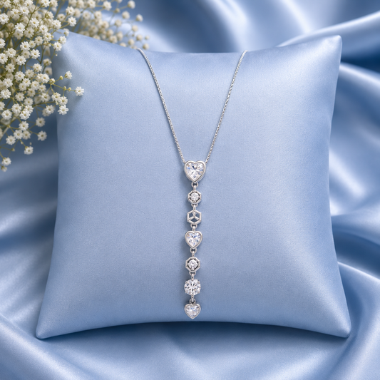 Eternal Love Crystal Drop Necklace
