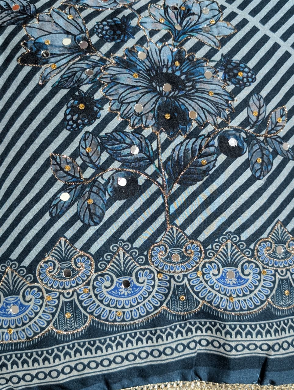 Premium Printed Unstitched Suit with Dupatta – 5 Colors Available
