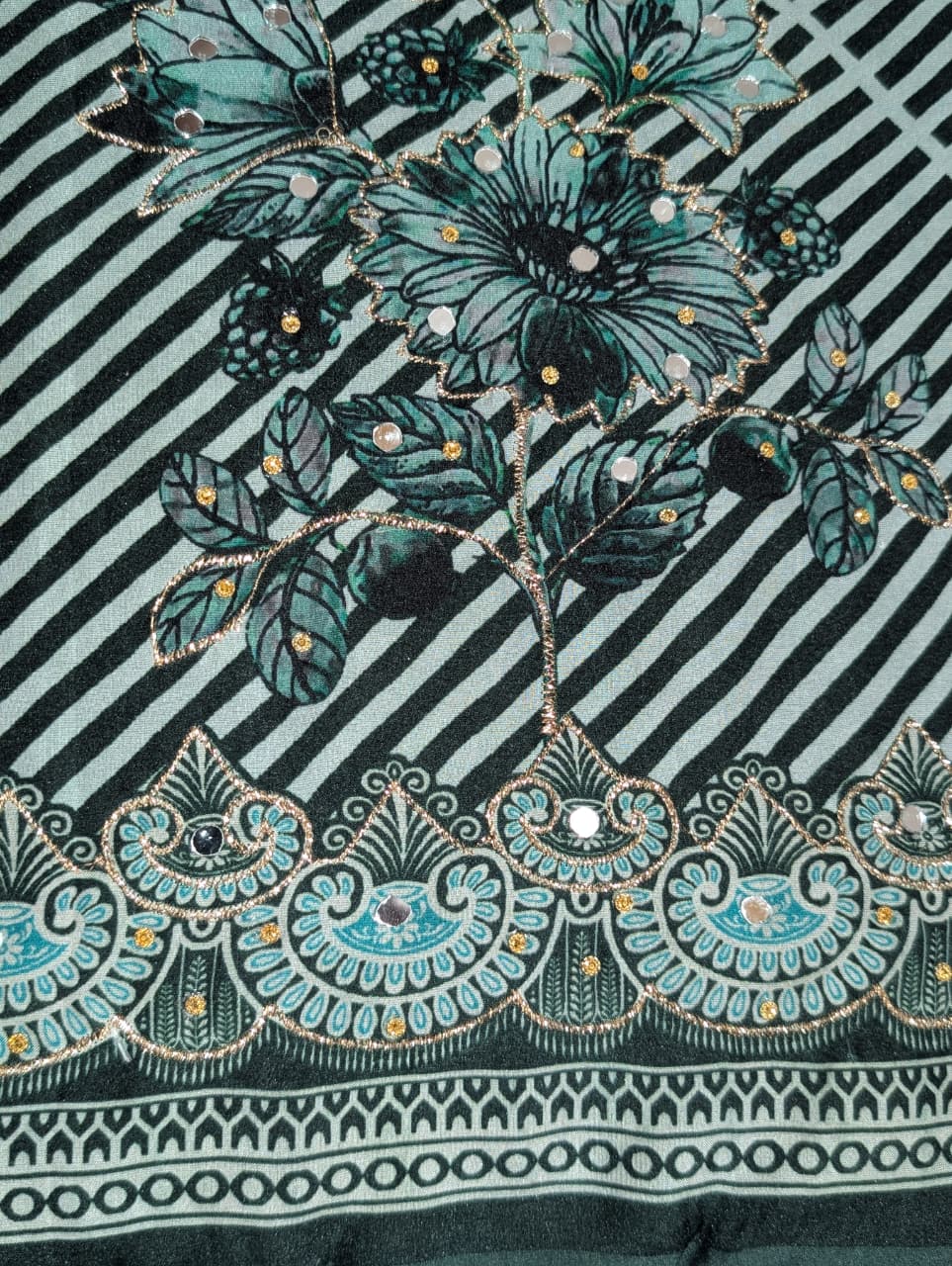 Premium Printed Unstitched Suit with Dupatta – 5 Colors Available