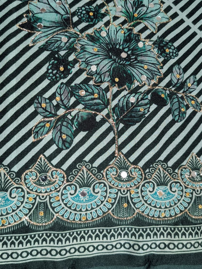Premium Printed Unstitched Suit with Dupatta – 5 Colors Available