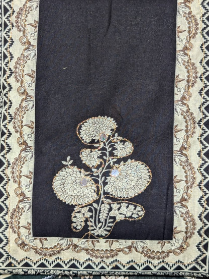 Atpata Store Floral Print Unstitched Suit Set with Dupatta – 4 Color Variants